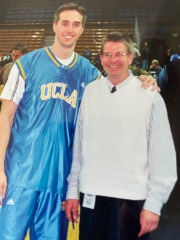 Bill Bennett pictured with Sean Farnham, ESPN college basketball analyst and a UCLA forward from 1997-2000.